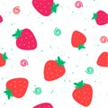 Strawberry abstract background